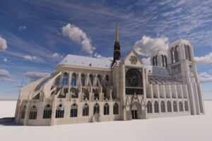 Modelo BIM de la Catedral – Imagen de Autodesk Inc.