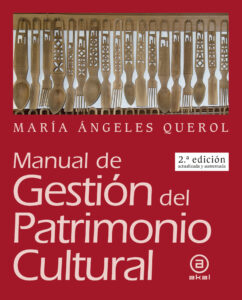 portada del libo de gestión cultural "Manual de gestión del patrimonio cultural" - Autor: María Ángeles Querol