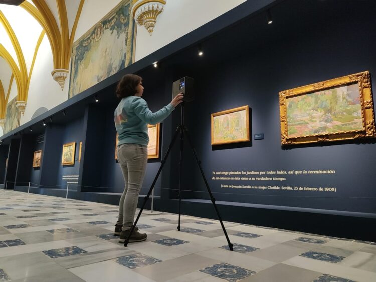 CulturaLAB realiza la visita virtual 3D de la exposición Sorolla en el Real Alcázar, uniendo patrimonio, museología e innovación digital.