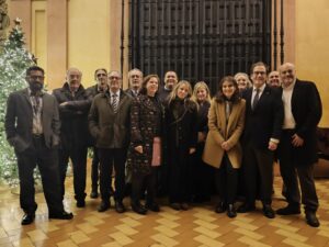 Equipo técnico de la exposición Sorolla en el real Alcázar.